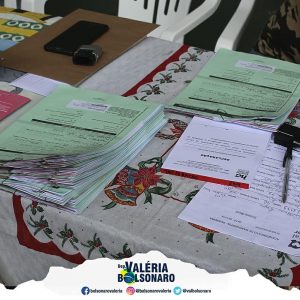 Deputada Valéria Bolsonaro Carreta do Hospital de Amor para a realização de mamografias