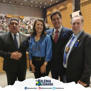 Deputada Valéria Bolsonaro Combate e conscientização da preventiva do câncer de próstata