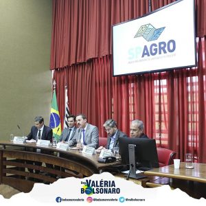 Deputada Valéria Bolsonaro na Frente Parlamentar do Agronegócio