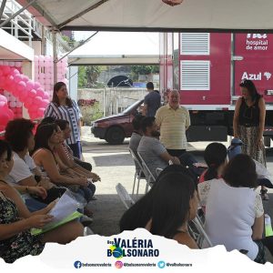 Apoio ao combate ao Câncer - coleta de exames de papanicolau e mamografia.