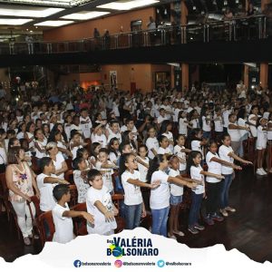 Deputada Valéria Bolsonaro - Proerd - Programa Educacional de Resistência às Drogas