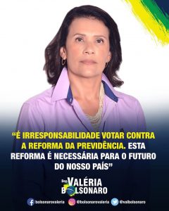 Deputada Valéria Bolsonaro - Trabalhos | Ações | Notícias