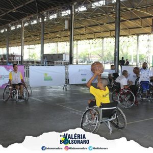 Deputada Valéria Bolsonaro na Virada Esportiva Inclusiva