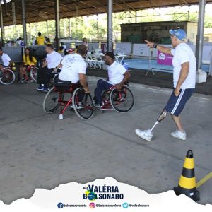 Na estação Cultura de Campinas – 1º Virada Esportiva Inclusiva.
