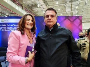 Leia mais sobre o artigo Valéria Bolsonaro participa da 1ª Feira Brasileira do Nióbio, em Campinas