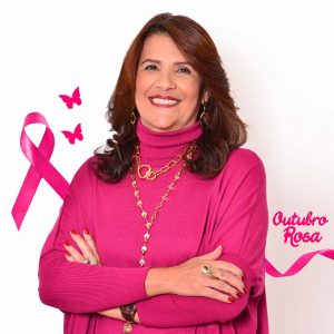 Leia mais sobre o artigo Coordenadora da Frente Parlamentar de Apoio de Combate ao Câncer, Valéria Bolsonaro destaca importância do Outubro Rosa