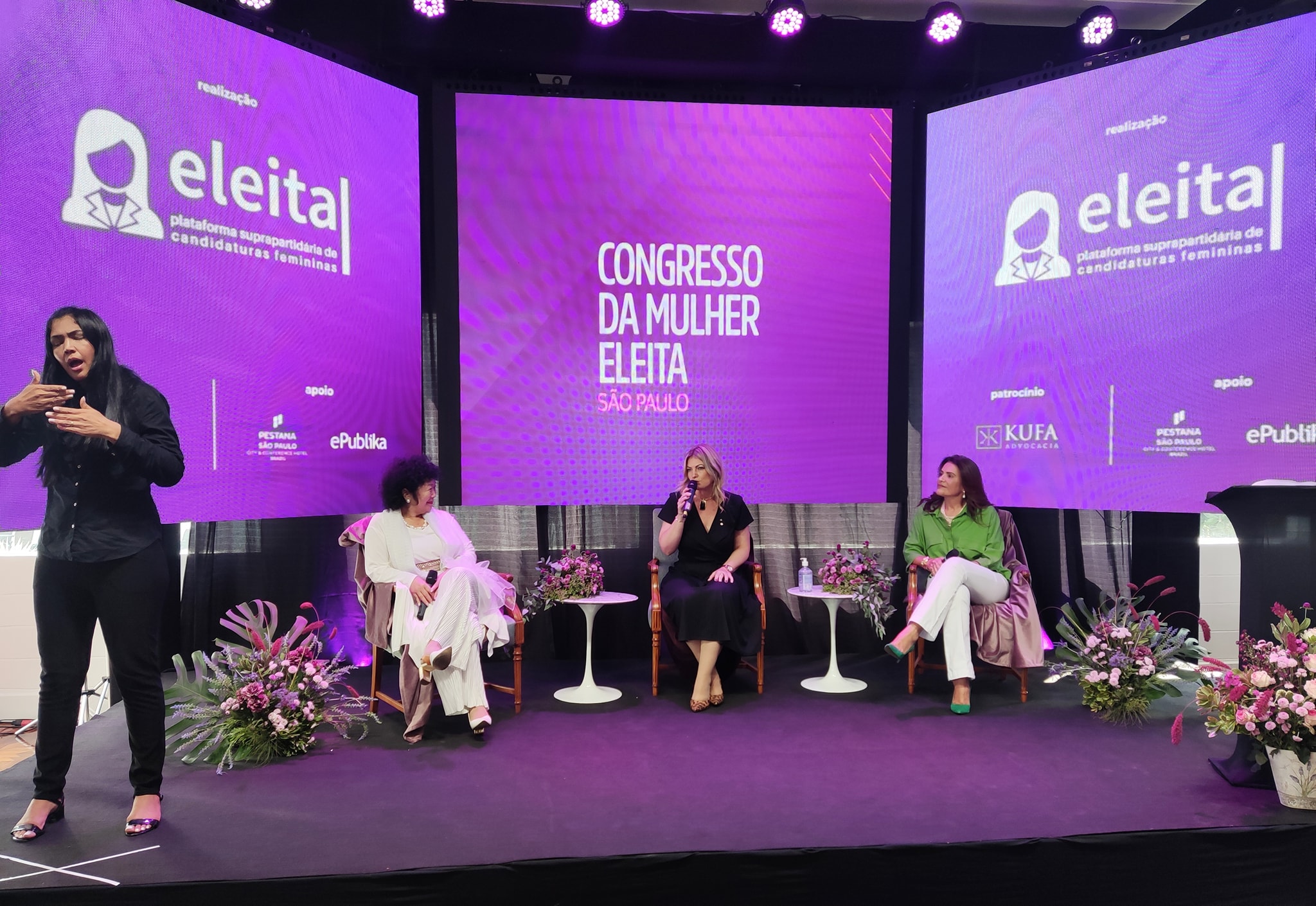 Representando a importância da mulher, Deputada Valéria Bolsonaro participa de Congresso em São Paulo